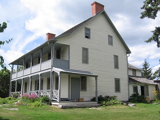 The Fairfield Homestead from east side